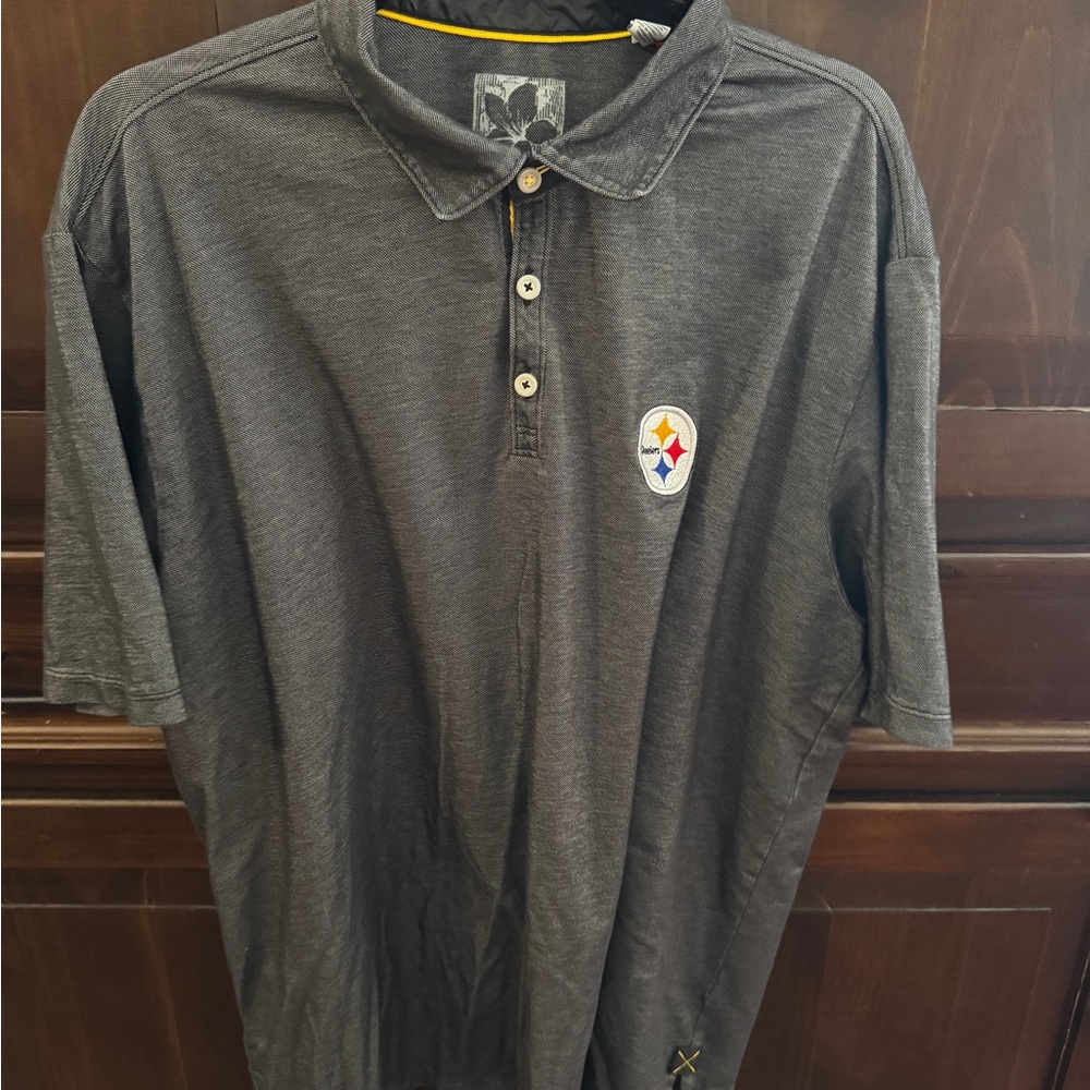 Tommy Bahama Gray Polo Shirt Classic Design